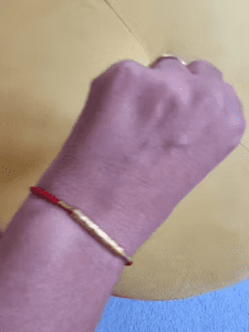 Tibetan Red String Bracelet - Buddhist Lucky Charm photo review