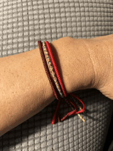 Tibetan Buddhist Knot Lucky Rope Bracelet photo review
