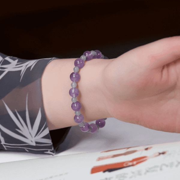 Amethyst & Green Aventurine Bracelet – Balance & Spiritual Harmony