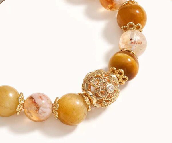 8mm_-3_98ea2b2c-2fef-44b2-a7a7-ede364a417df Golden Wealth Bracelet – Citrine or Yellow Phantom Quartz with Tiger’s Eye & Gold Filigree