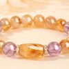 Citrine & Amethyst Crystal Bracelet – Prosperity & Clarity