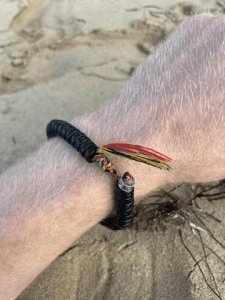 Coconut Shell Beads Bracelet with Engraved Mantra photo review