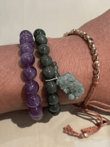 Green Jade Bracelet with Pixiu - Invite Wealth & Calming Energies photo review