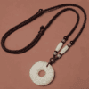 Jade-Look Pixiu Pendant – Double-Sided Carving (Green or White)