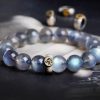Moonstone Bracelet – Calm & Intuition (Mantra Bead / Lucky Gourd)
