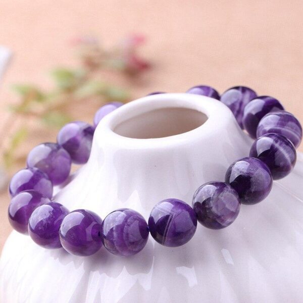 AmethystPurifyingBracelet4 Amethyst Purifying Bracelet - For Peace & Clarity - Buddha & Karma
