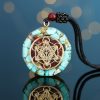 Archangel Metatron Orgonite Pendant - Turquoise Necklace - Buddha & Karma