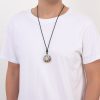 Archangel Metatron Orgonite Pendant - Turquoise Necklace - Buddha & Karma