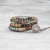 BalancedLifeAgateBracelet1 Balanced Life Agate Bracelet - Calming & Balancing - Buddha & Karma