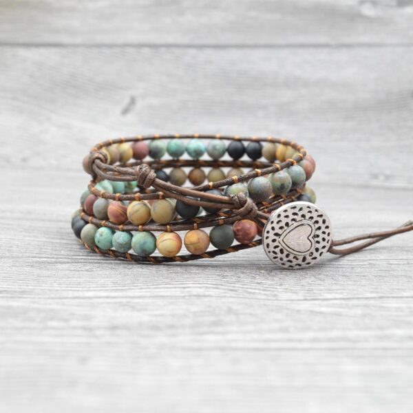 BalancedLifeAgateBracelet1 Balanced Life Agate Bracelet - Calming & Balancing - Buddha & Karma