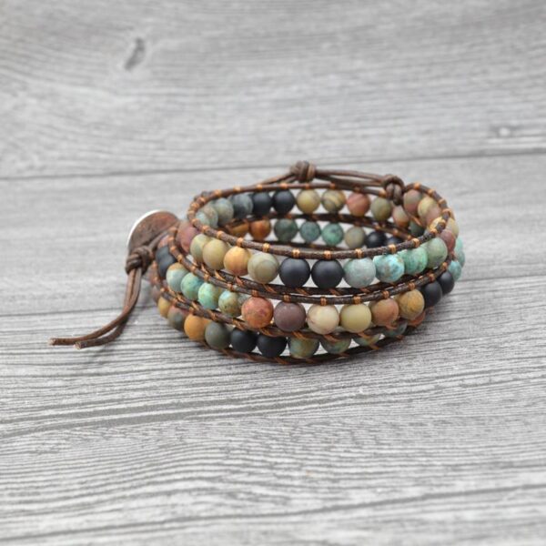 BalancedLifeAgateBracelet3 Balanced Life Agate Bracelet - Calming & Balancing - Buddha & Karma