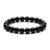 Black Tourmaline Beads Protection Bracelet - Buddha & Karma