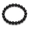 Black Tourmaline Beads Protection Bracelet - Buddha & Karma