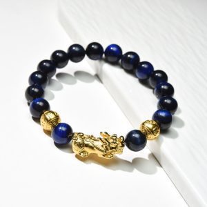 Blue Tiger Eye Pixiu Bracelet