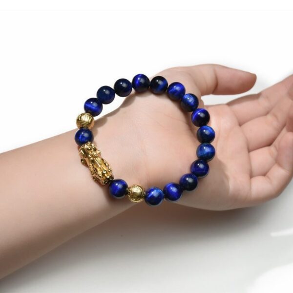 Blue Tiger Eye Pixiu Bracelet