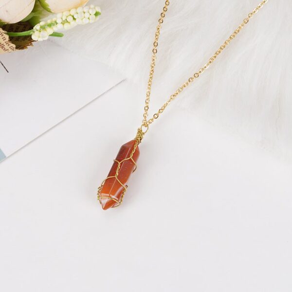 CarnelianNecklace-BoostVitality_Creativity_Self-Confidence1 Carnelian Necklace - Boost Vitality, Creativity, Self-Confidence - Buddha & Karma