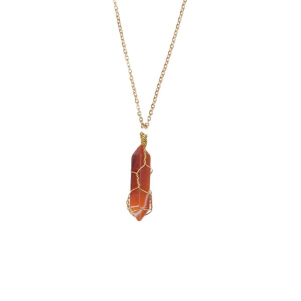 CarnelianNecklace-BoostVitality_Creativity_Self-Confidence5 Carnelian Necklace - Boost Vitality, Creativity, Self-Confidence - Buddha & Karma