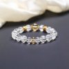 Clear Quartz Master Healer Bracelet - Buddha & Karma