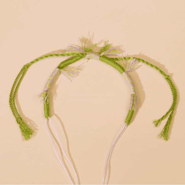 Hand-Braided DIY Bracelet Cord – Semi-Finished String for Crystal Bracelets