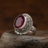 Ruby 925 Sterling Silver Ring – Love & Vitality