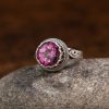 Pink Topaz 925 Sterling Silver Ring – Love & Joy