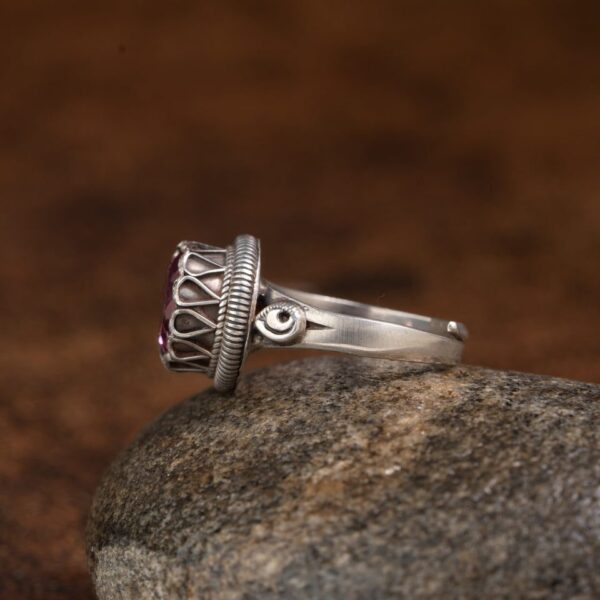 Pink Topaz 925 Sterling Silver Ring – Love & Joy