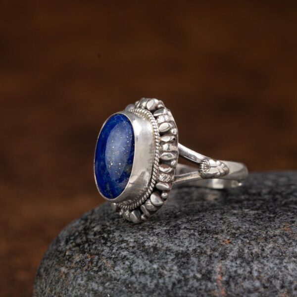 Lapis Lazuli 925 Sterling Silver Ring – Wisdom & Protection