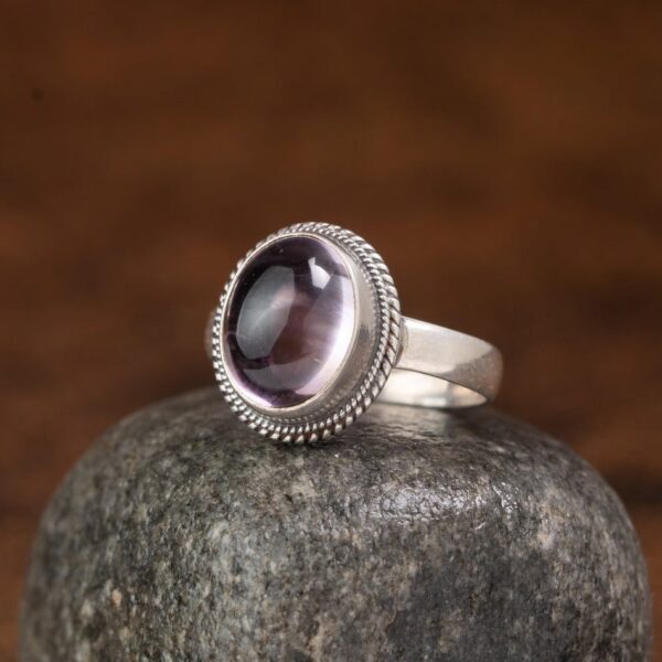 Amethyst 925 Sterling Silver Ring – Peace & Clarity