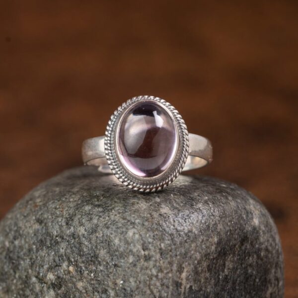 Amethyst 925 Sterling Silver Ring – Peace & Clarity