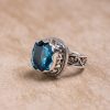 Blue Topaz 925 Sterling Silver Ring – Calm & Communication