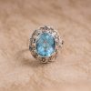 Blue Topaz 925 Sterling Silver Ring – Clarity & Expression
