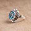 Blue Topaz 925 Sterling Silver Ring – Clarity & Expression