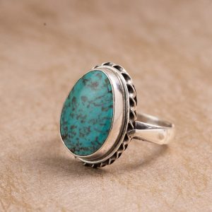 Turquoise 925 Sterling Silver Ring – Protection & Calm
