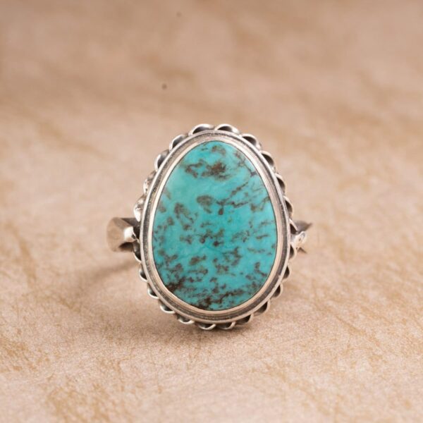 Turquoise 925 Sterling Silver Ring – Protection & Calm