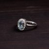 Aquamarine 925 Sterling Silver Ring – Serenity & Courage
