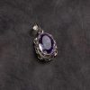 Royal Amethyst Silver Filigree Pendant – Clarity & Calm