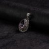Amethyst Teardrop Filigree Silver Pendant – Clarity & Calm