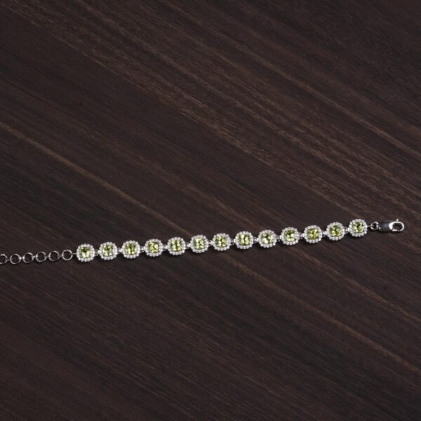 Peridot 925 Silver Bracelet – Vitality & Renewal