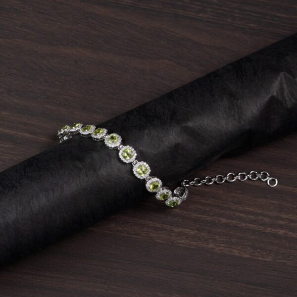 Peridot 925 Silver Bracelet – Vitality & Renewal