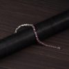 Pink Topaz 925 Silver Tennis Bracelet – Radiance & Love