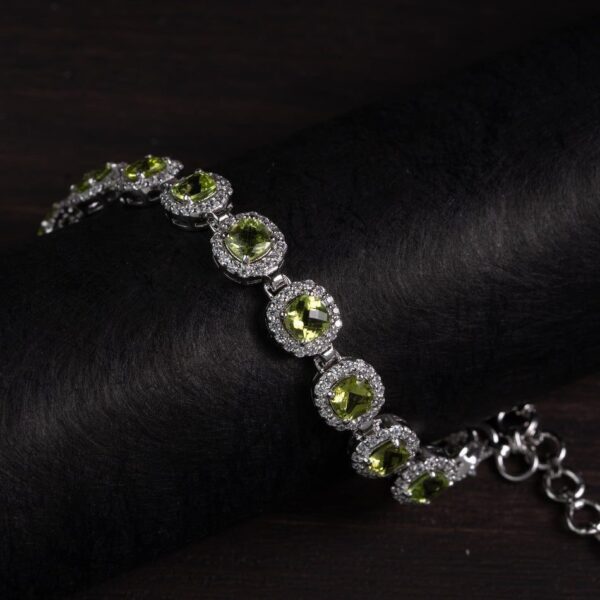 Peridot 925 Silver Bracelet – Vitality & Renewal