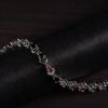 Rainbow Tourmaline 925 Sterling Silver Bracelet – Joy & Balance