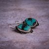 Turquoise Sterling Silver Drop Earrings – Protection & Harmony