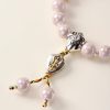 Pearlescent Ceramic Bead Bracelet (Dusky Pink, 10 mm) – Peace & Harmony