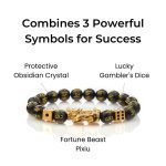 Debt Relief & Gambling Pixiu Bracelet - Maximum Success - Buddha & Karma