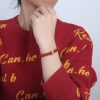Red Agate Buddhist Guardian Deities Bracelet - Zodiac Bracelet for Luck, Protection - Buddha & Karma