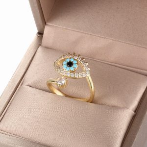 Exclusive: Evil Eye Protection Ring - Buddha & Karma