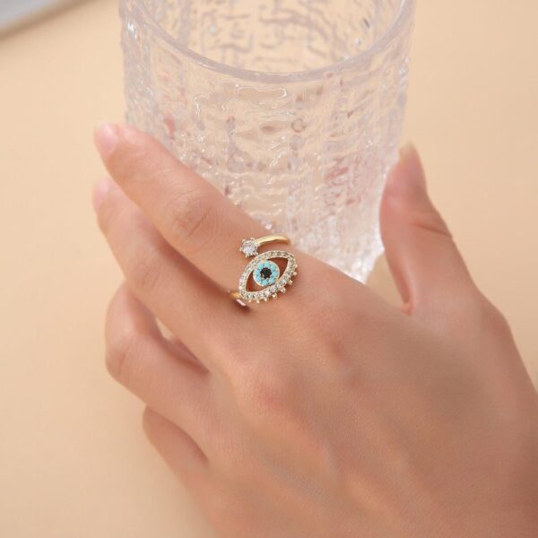 Exclusive: Evil Eye Protection Ring - Buddha & Karma