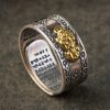 Feng Shui Pixiu Mantra Ring - Wealth & Protection - Buddha & Karma