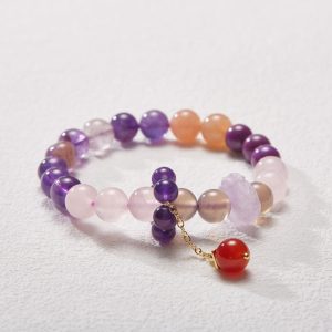 Future Prosperity Nine Purple Star Bracelet